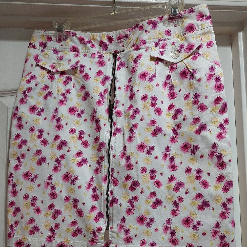 Nicole Miller Zip-up Pencil skirt Sz 12